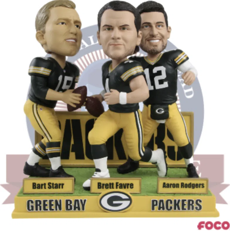 Bart Starr Green Bay Packers bobblehead series unveiled