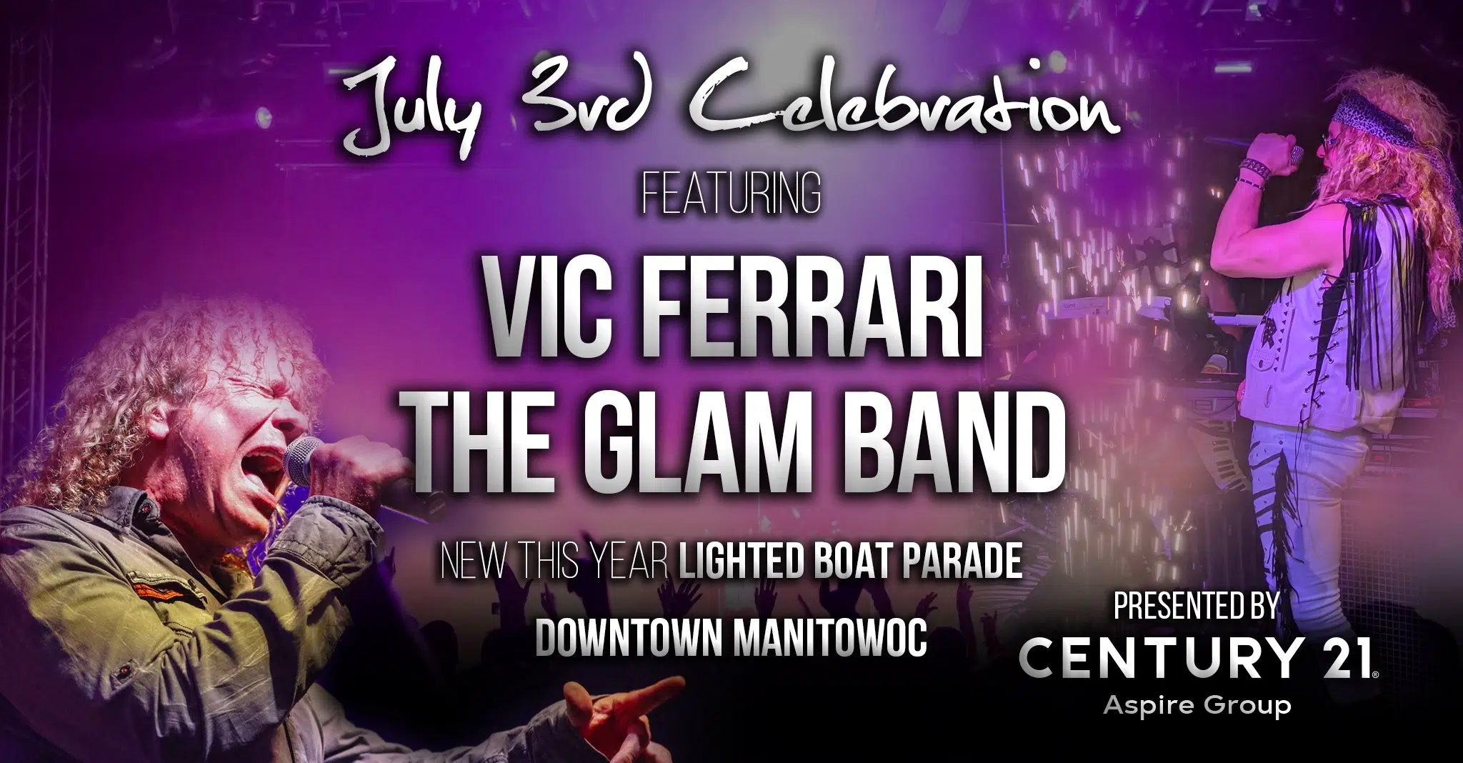 Vic Ferrari and The Glam Band Booked to Help Celebrate Independence Day ...