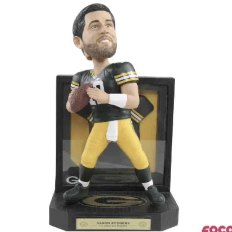 Bobblehead Hall of Fame and Museum releases two new Rodgers, Adams  bobbleheads