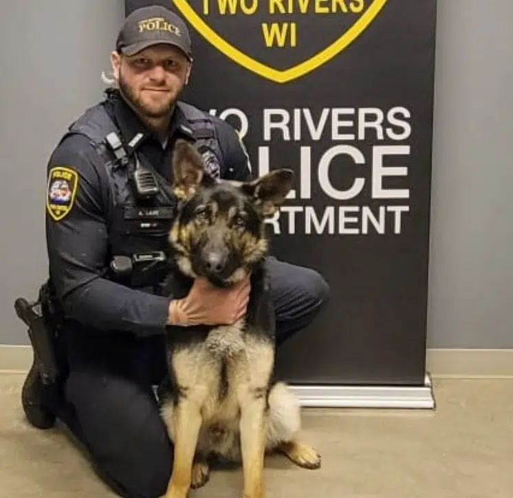 Two Rivers Police Department Welcomes First K9 Officer into Its Ranks ...