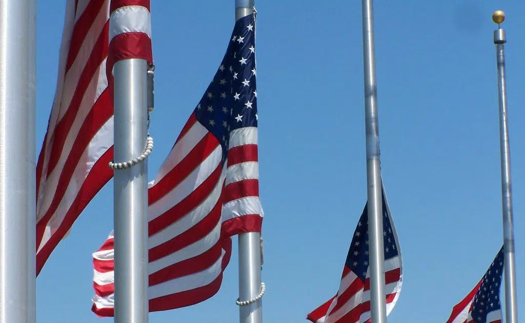 Wisconsin Flags at Half Staff