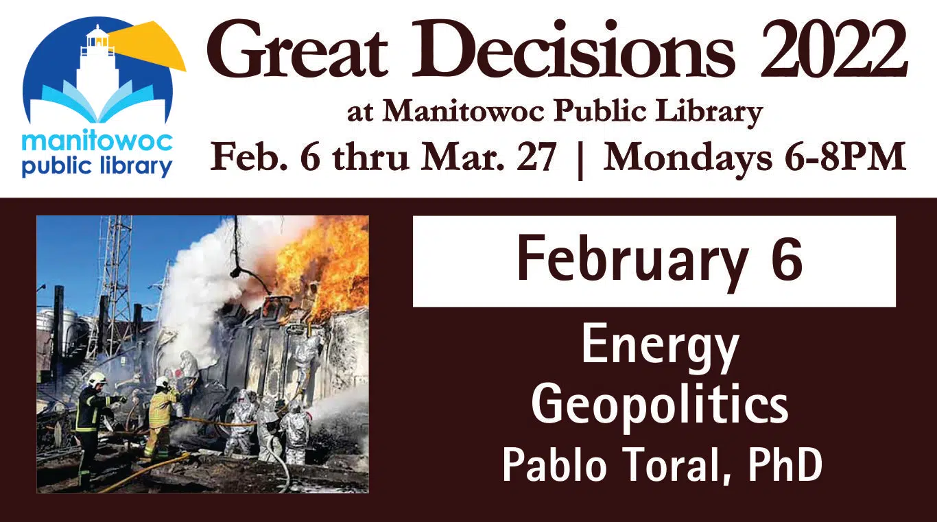 Great Decisions Lecture Series Returns to Manitowoc Public Library for