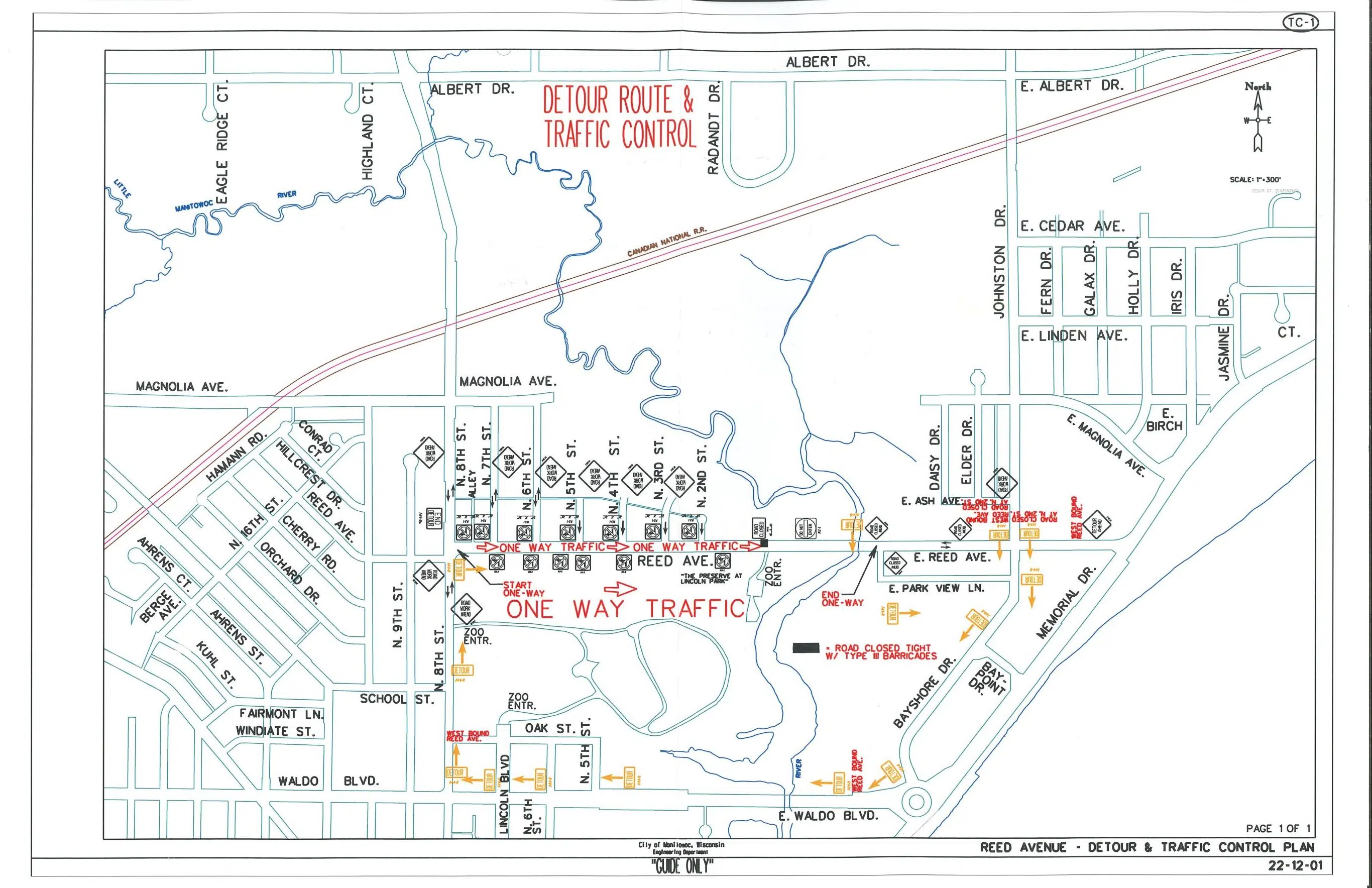 Section of Manitowoc’s Reed Avenue to be Closed Through October