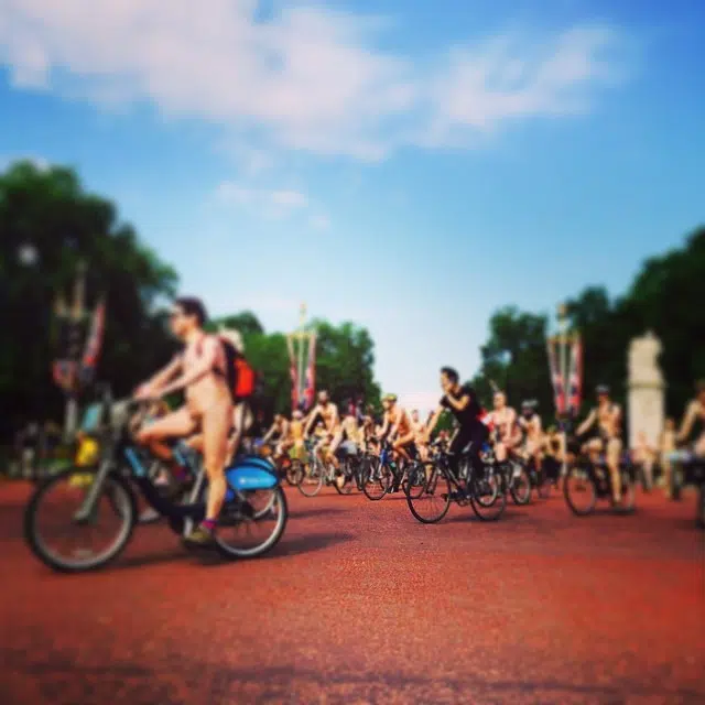 Th Annual Naked Bike Ride In Philadelphia Rock