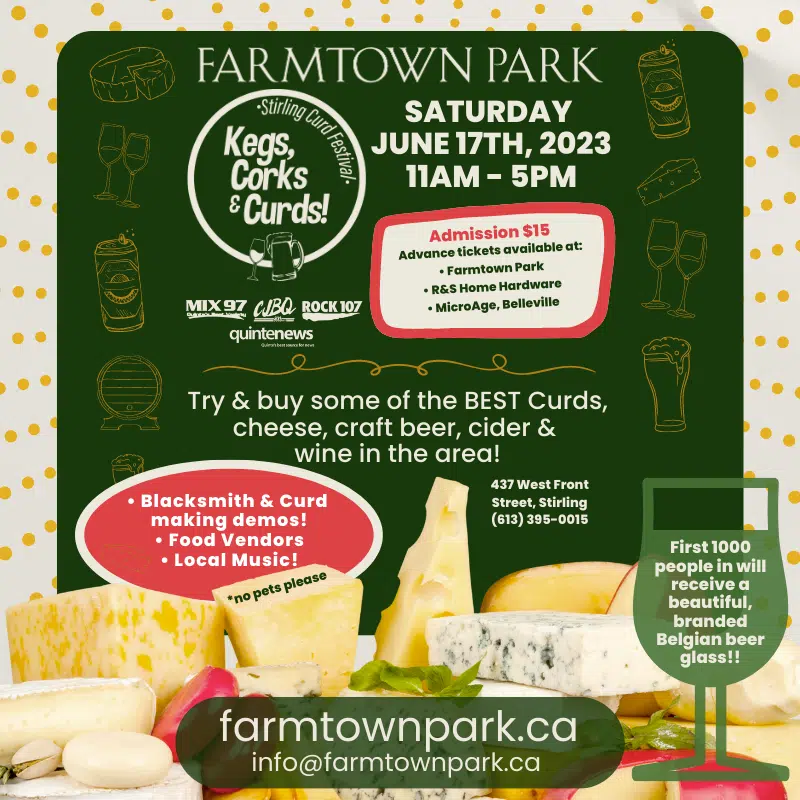 The MIX Morning Crew talk to Dale Hoard about Kegs, Corks and Curds