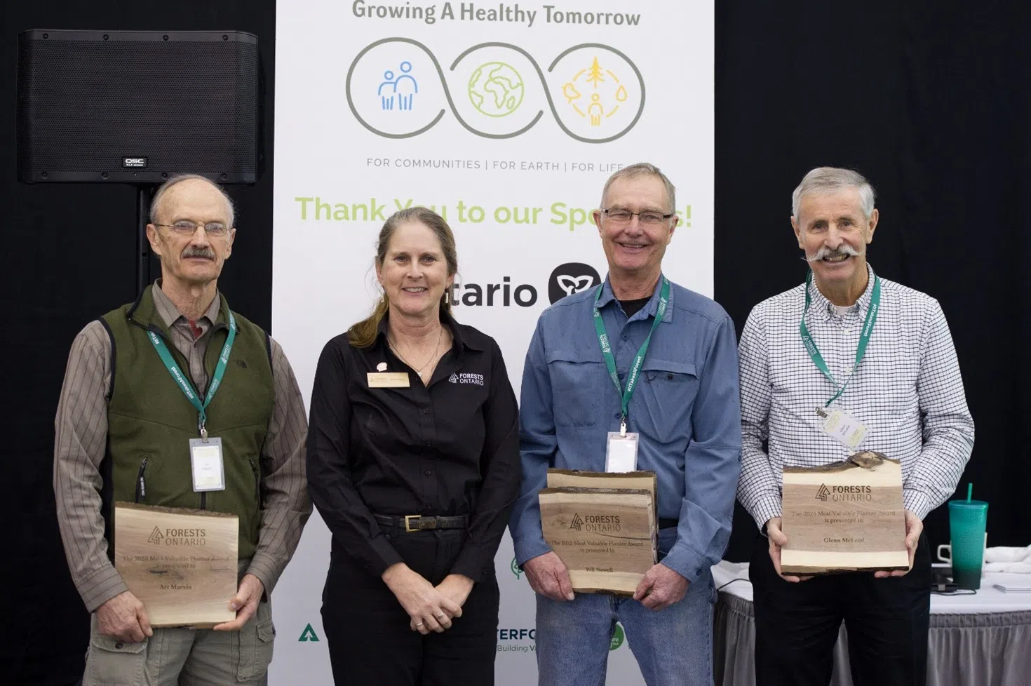 Northumberland County tree planters receive provincial award Green Quinte