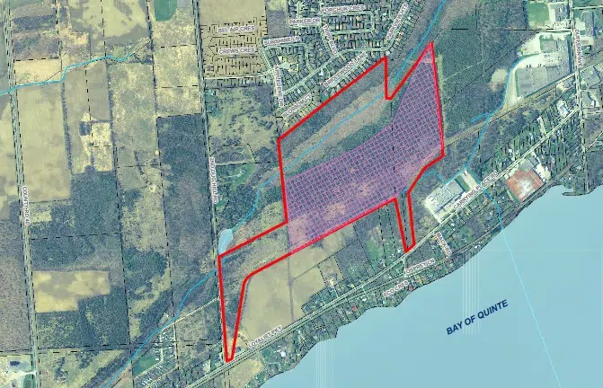 Clearing continues on QW industrial park | Quinte News