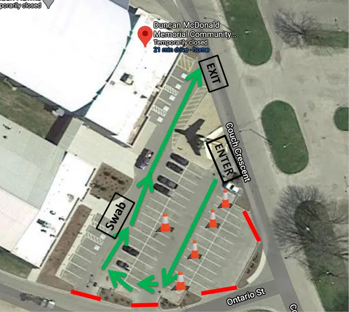 QW Covid testing centre moving to the Dunc Quinte News