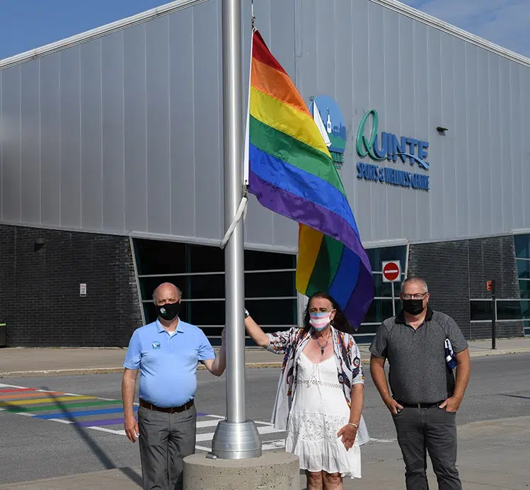 Pride flag raised in Belleville Quinte News