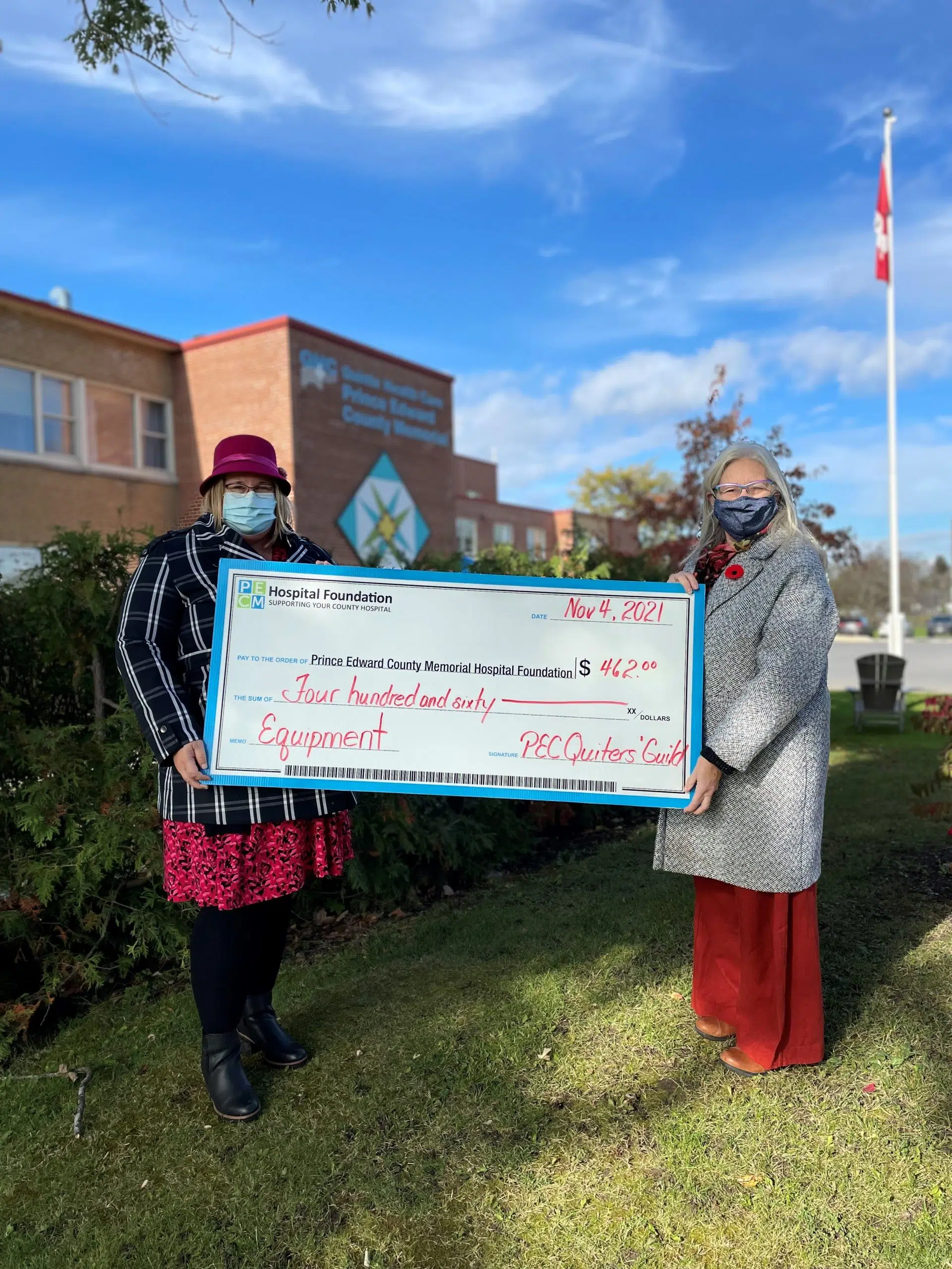 Quilters’ Guild makes another donation to PECMHF Quinte News
