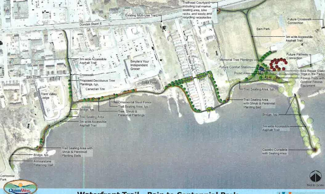 Quinte West waterfront trail modernization on radar Quinte News