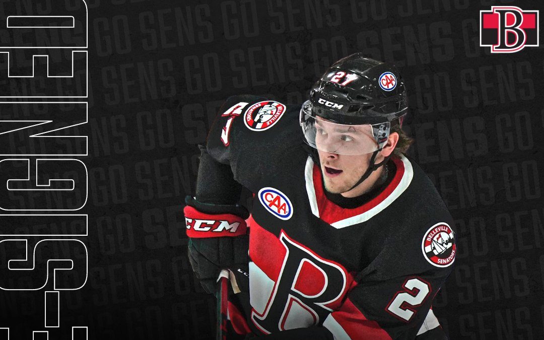 McPhee signs one year extension with the Belleville Senators - Vimarsana News