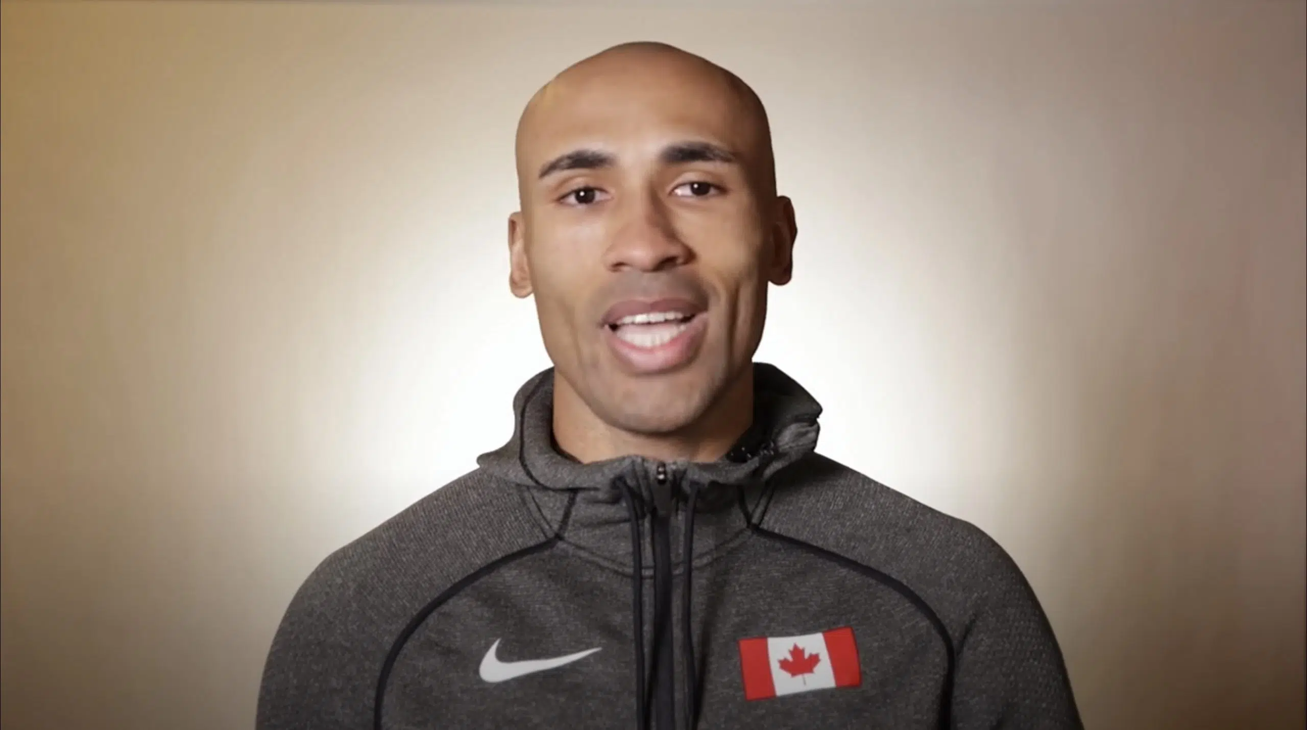 Damian Warner congratulates Black youth at Lewis Coray Trailblazer Awards