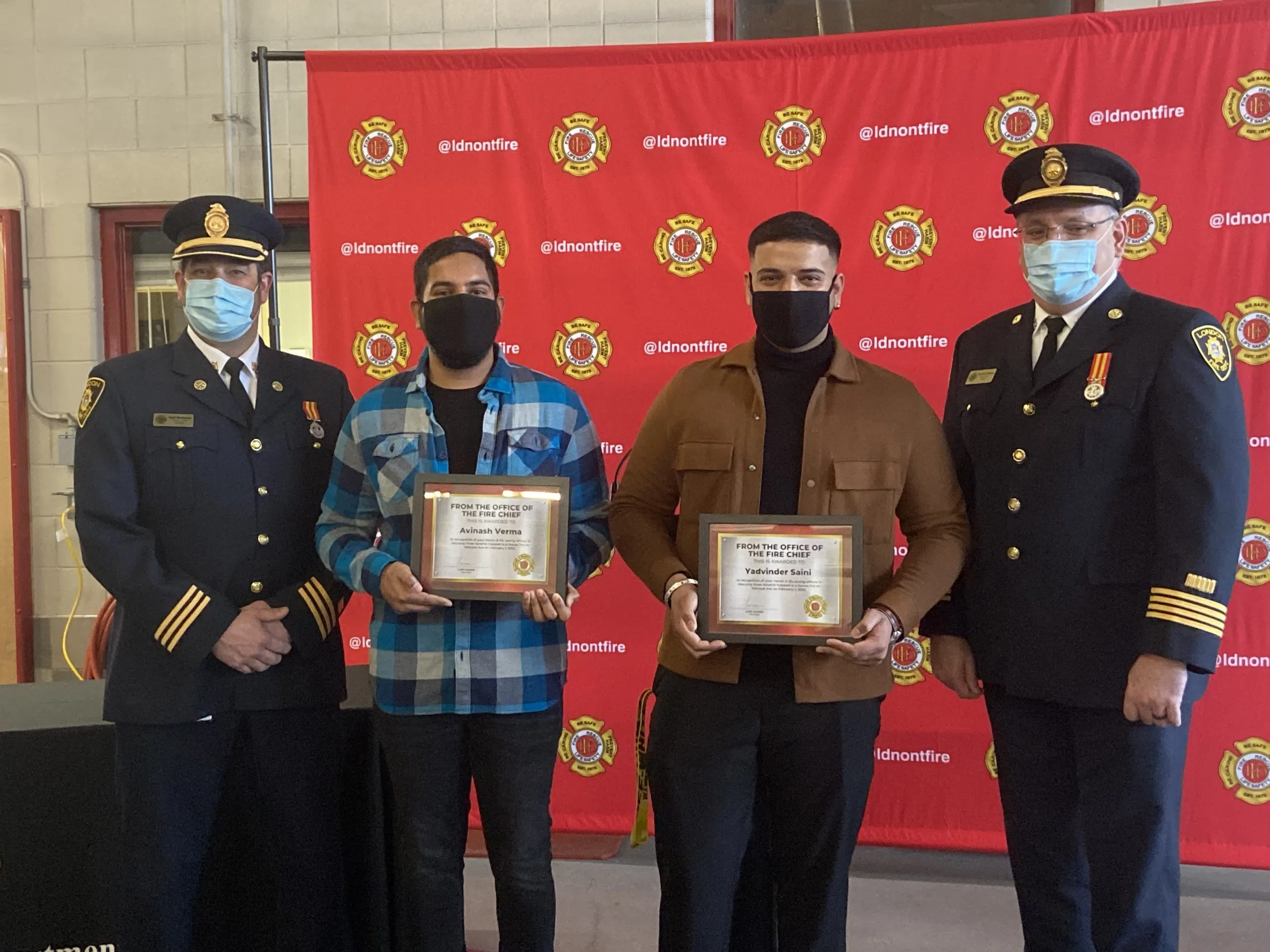 “Without hesitation:” Fanshawe alumni recognized as local heroes after student bungalow fire