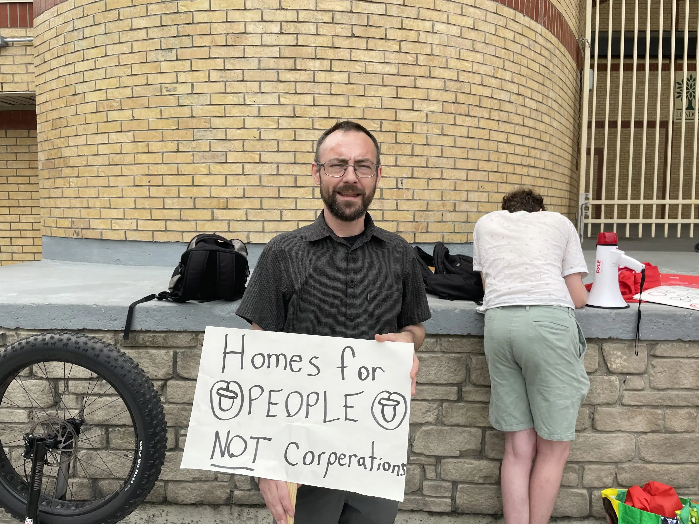 Tenants protest against disrepair at Old Oak Properties apartments