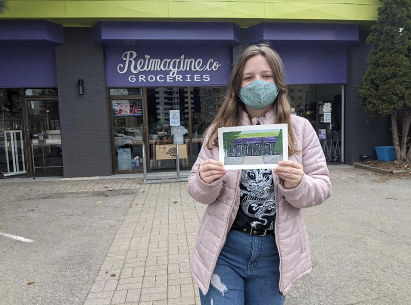 Young artist captures a new form of hope for local businesses - Vimarsana News