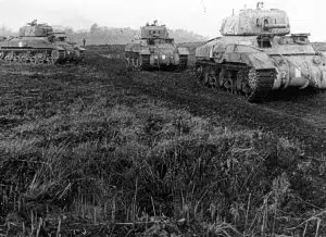 Ram Tanks on manoeuvres 