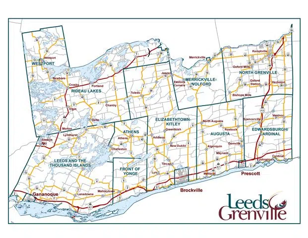 Leeds Grenville Map 