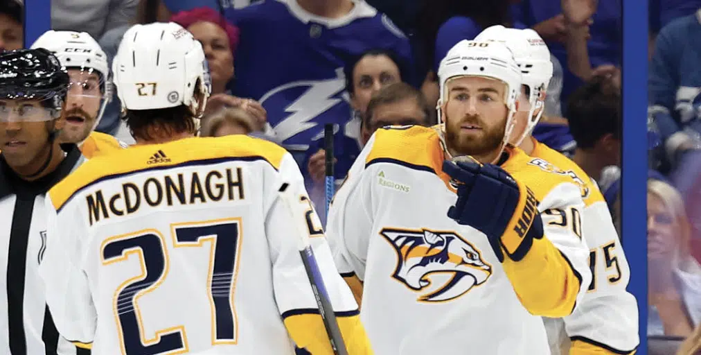 Johansson wins in debut, Paul has 2 power-play goals and Lightning beat  Predators 5-3