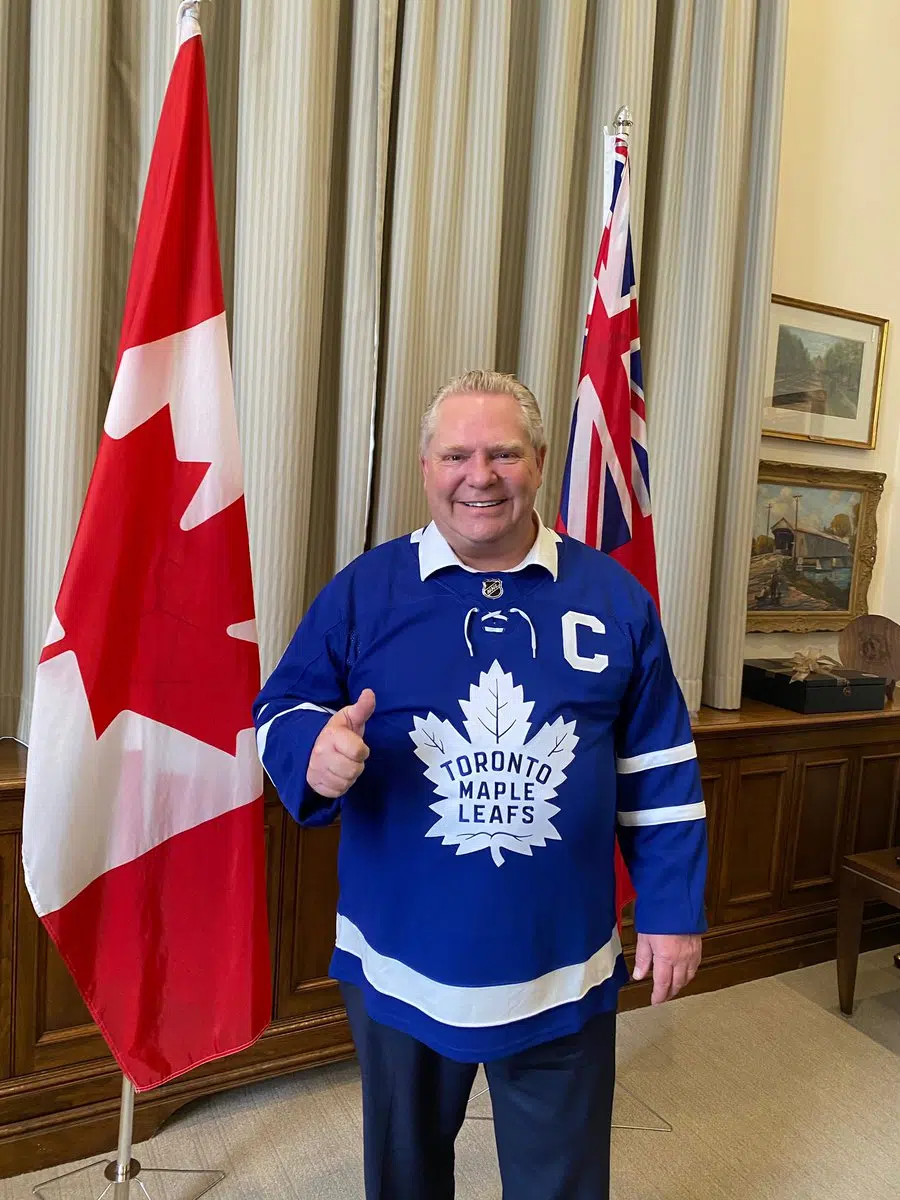 Doug Ford Rocked A Habs Jersey Last Night (VIDEO) - Narcity
