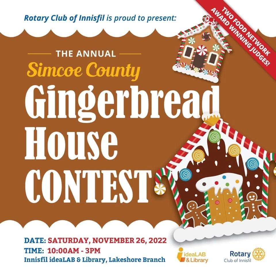 Gingerbread House Contest this weekend!