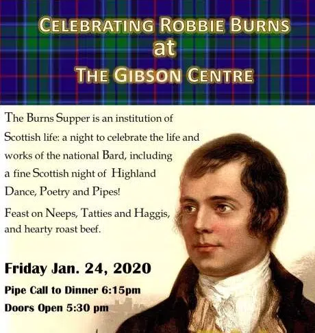 Robbie Burns Supper at the Gibson Centre | FM92 South Simcoe Today