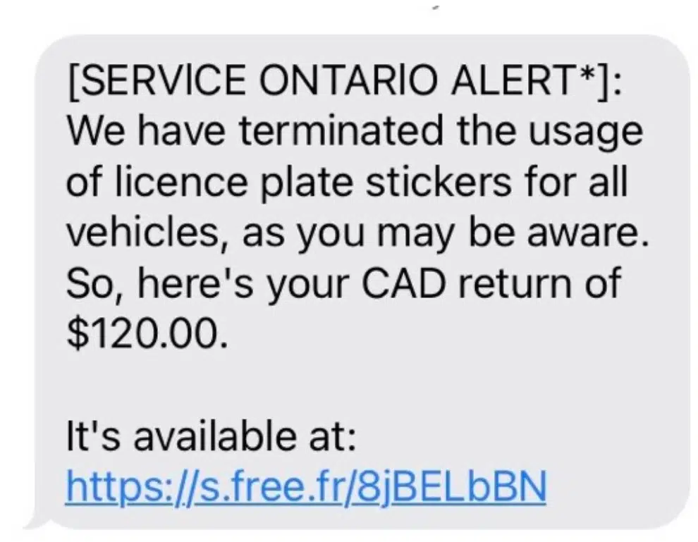 OPP warn of licence plate refund scam 94.1 St.ThomasToday.ca