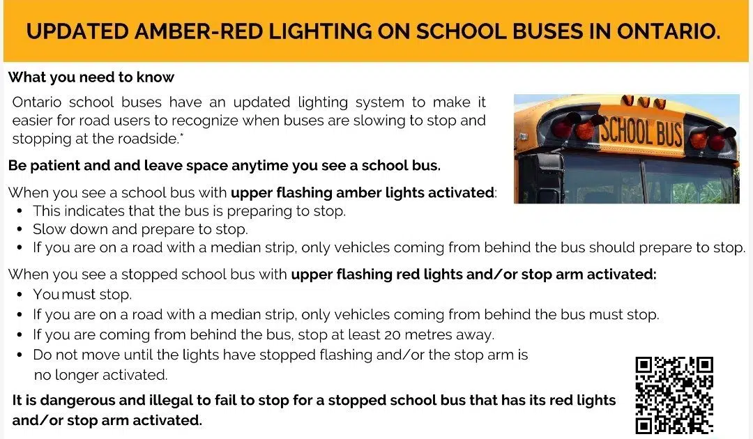 Updated lighting on school buses 94.1 St.ThomasToday.ca