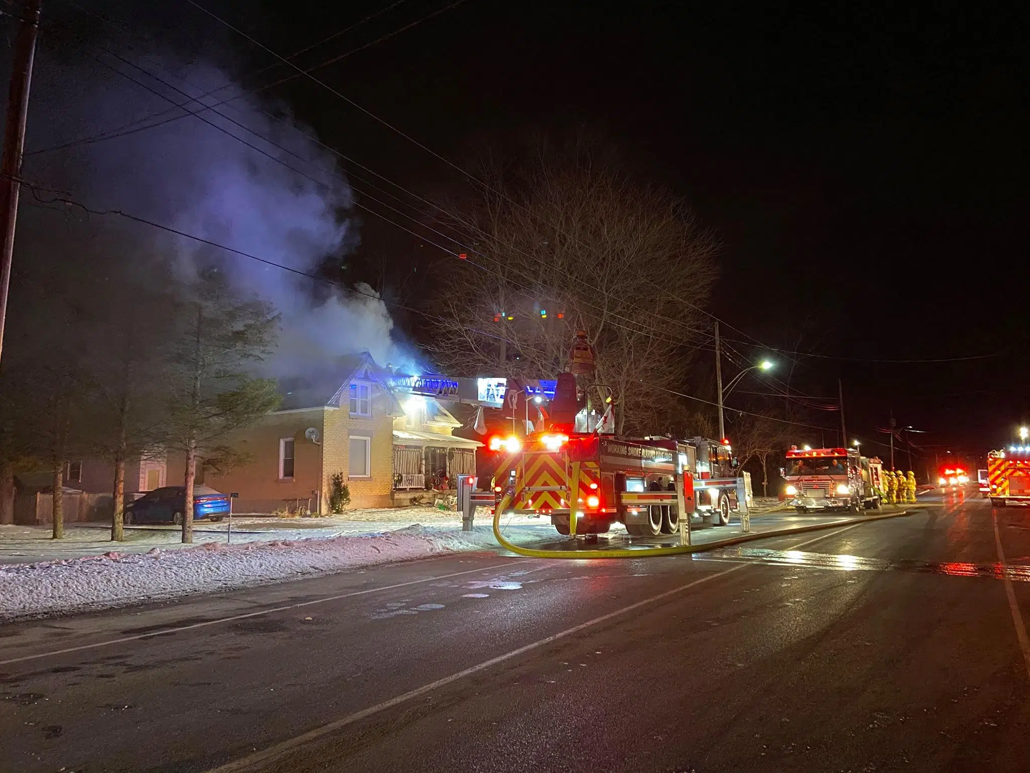 Mount Brydges Fire A Stubborn One for Firefighters 105.7 Strathroy Today