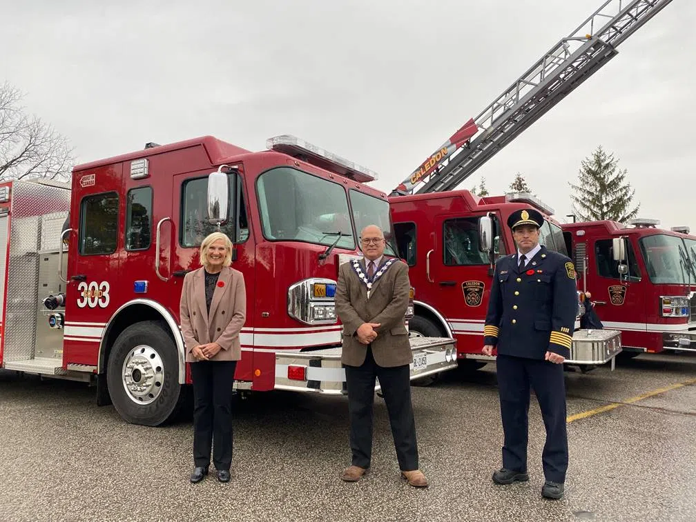 Caledon Fire and Emergency Services welcome five new fire vehicles