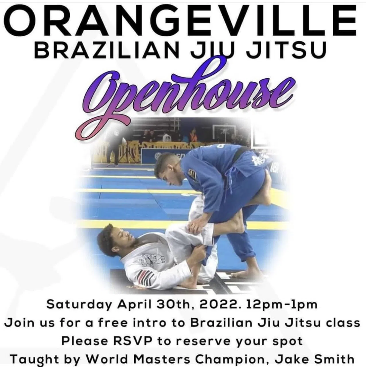 Orangeville Brazilian Jiu Jitsu Open House!