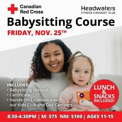 Red Cross Babysitting Course Coming to Amaranth This Friday