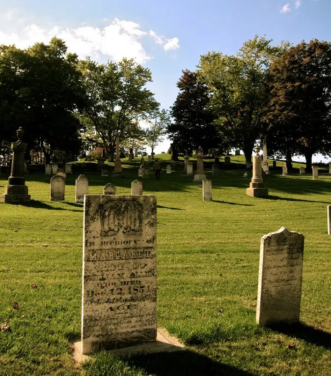 PLOTS AT TOWNOWNED GREENWOOD CEMETERY NEED TO BE CLEANED UP FM101