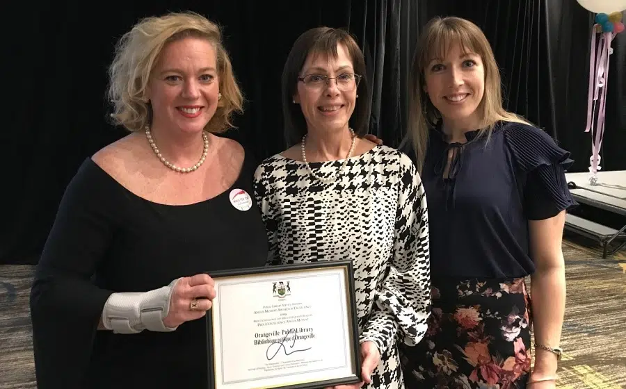 Orangeville Public Library wins Angus Mowat Award of Excellence FM101
