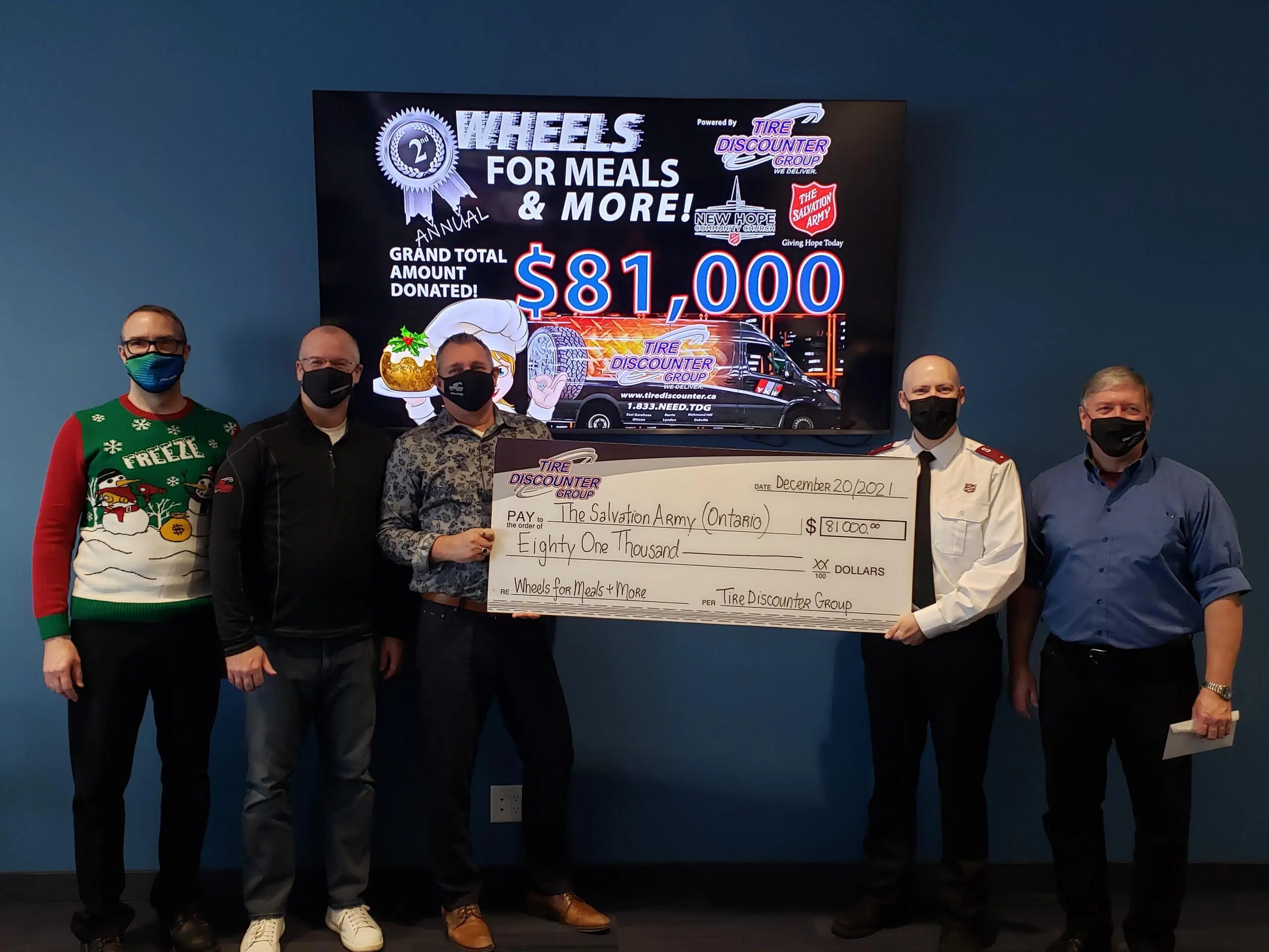 Tire Discounter Group ‘Wheels for Meals’ campaign raises 81,000 for