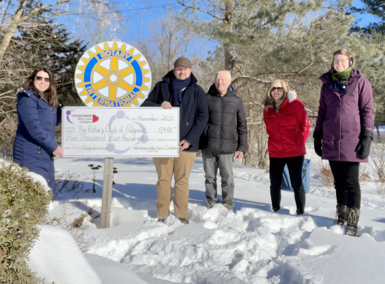 100 Women Who Care Caledon donate 5,400 to Palgrave Rotary FM101