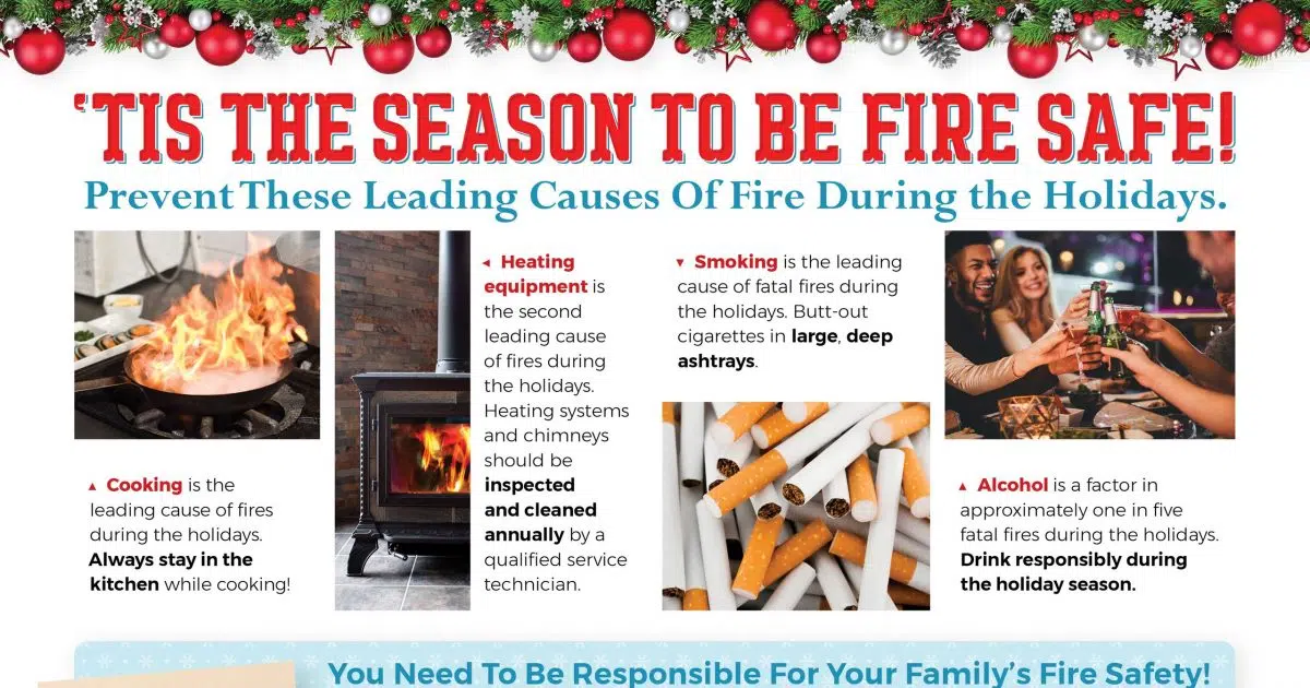 Holiday Fire Safety Tips From The Ontario Fire Marshal FM101