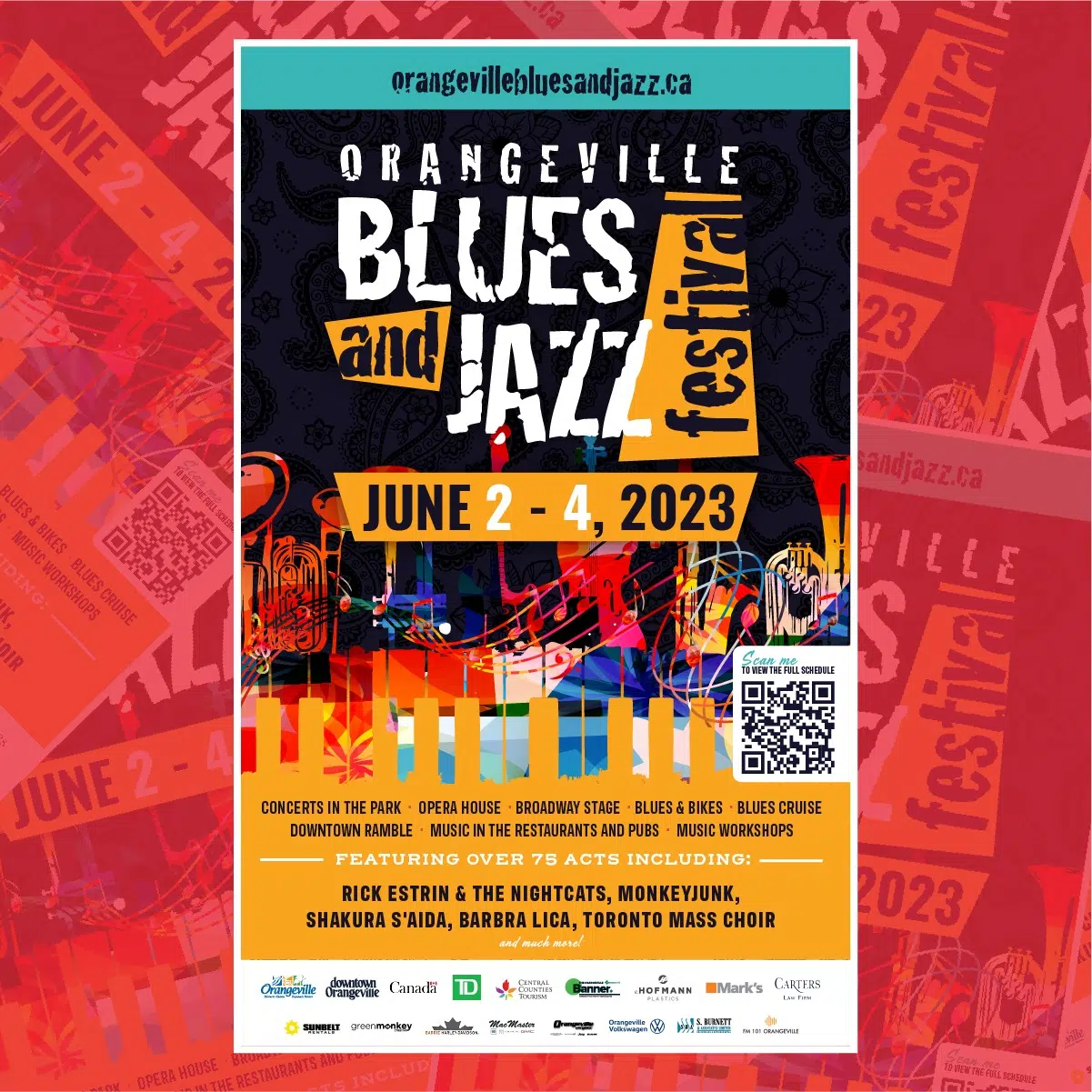 2023 Orangeville Blues & Jazz Festival Schedule! FM92 South Simcoe Today
