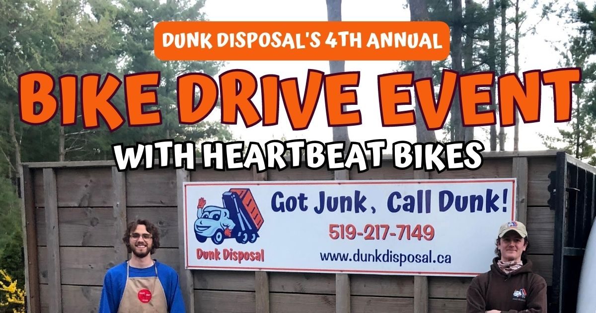 Dunk Disposals 4th Annual Bike Drive! - Vimarsana News