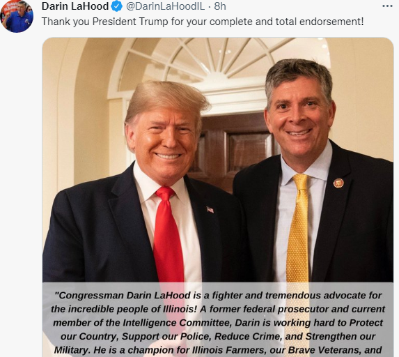 LaHood the Favorite in Illinois 16th US House Republican Primary - Vimarsana News