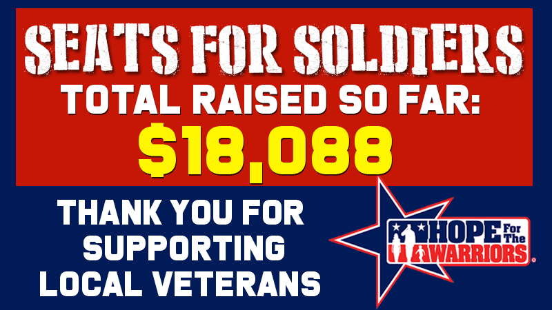 YOU CAN STILL MAKE A SEATS FOR SOLDIERS DONATION TO HOPE FOR THE WARRIORS! - Vimarsana News