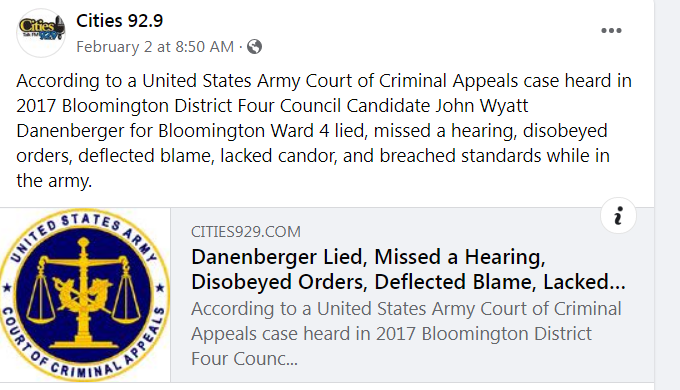 Media Blackout: Bloomington Council Candidate Remains Silent - Vimarsana News