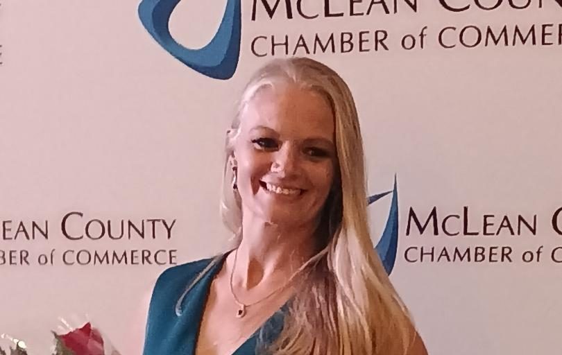 McLean County Chamber Awards ATHENA to Cortney Helfrich - Vimarsana News