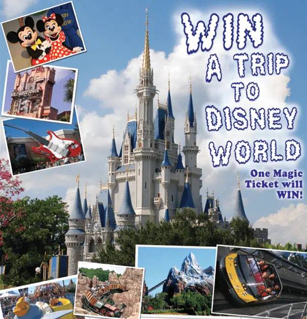 WIN A TRIP TO DISNEY WORLD WCCS AM1160 & 101.1FM