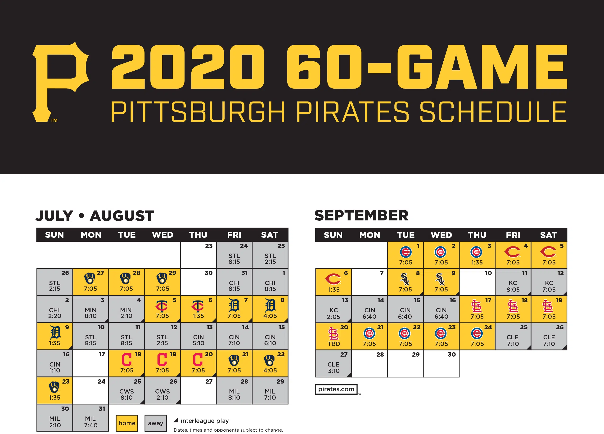 Printable Pittsburgh Pirates Schedule Printable World Holiday