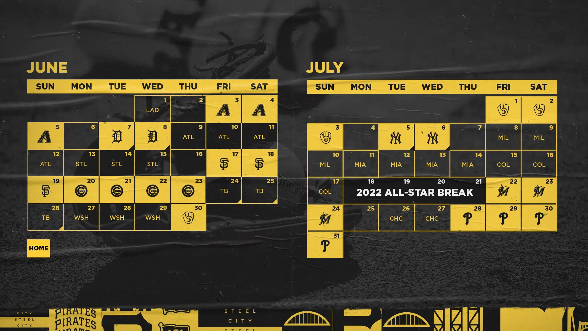 Pittsburgh Pirates Schedule 2022 Printable Customize and Print