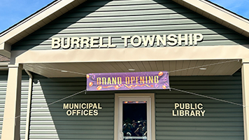 BURRELL TOWNSHIP OPENS NEW OFFICES, LIBRARY - Vimarsana News