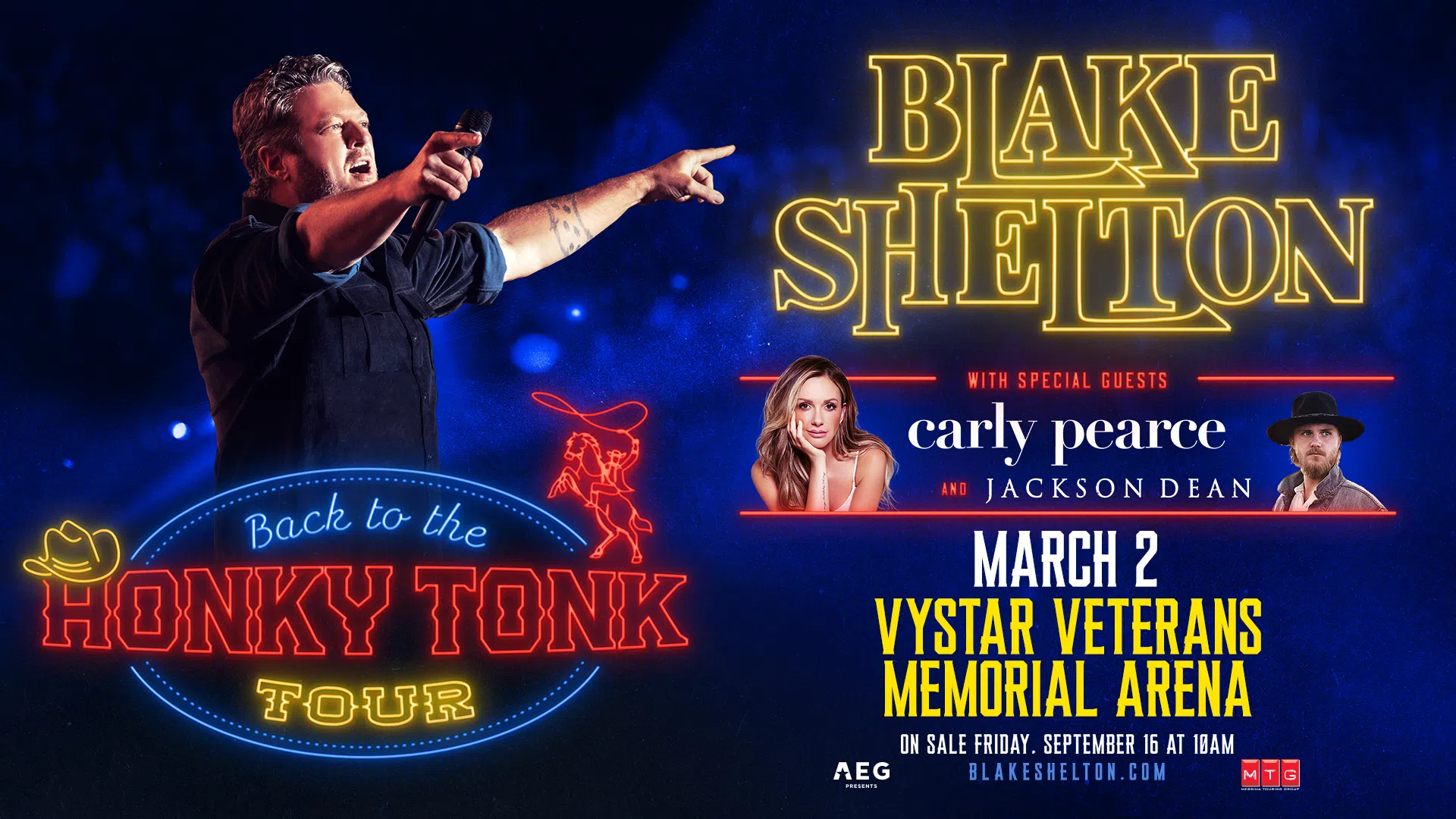 Blake Shelton - Back To The Honky Tonk Tour | 96.1 WEJZ