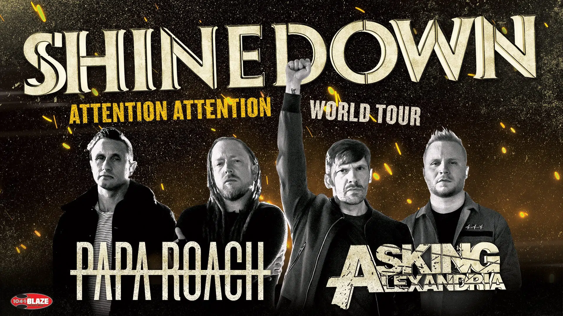 Shinedown with Papa Roach and Asking Alexandria, Mar. 15 KNLV AM & FM