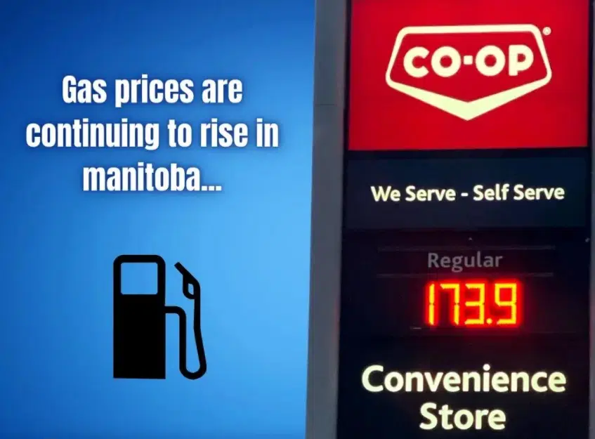 Gas Prices Are Going up Again in Manitoba ENERGY 106